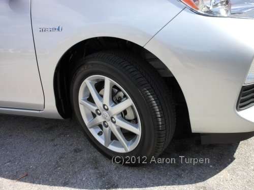 2012 Prius c front quarter closeup view