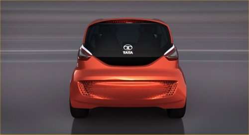 Rear view of the Tata Megapixel