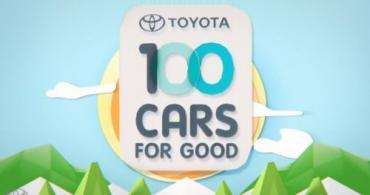 Toyota 100 cars for good
