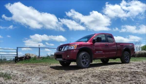 2014 Nissan Titan Pro-4X at the rodeo