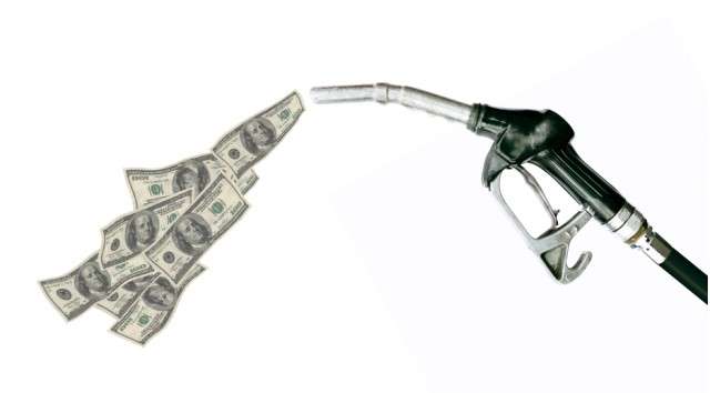 Gas pump money