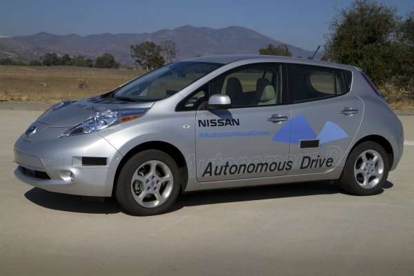 Nissan LEAF highway-ready autonomous test vehicle