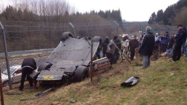Wreck at Nurburgring