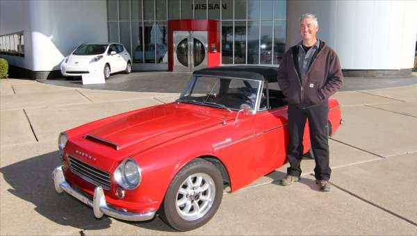 Scott Fisher and his 1967 Fairlady Roadster