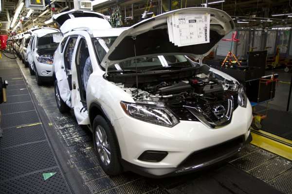 2014 Nissan Rogue at Smyrna assembly plant