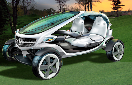 Mercedes-Benz golf cart