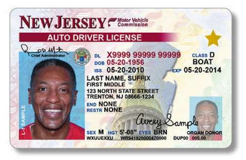 NJ driver's license smile ban