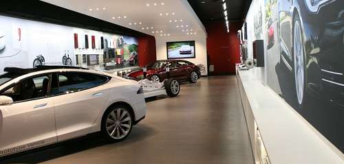 Tesla Store Design Studio