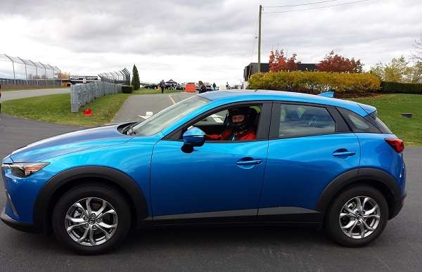 2016 Mazda CX-3 to the racetrack