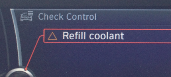 BMW X3 Check Coolant