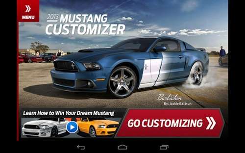 2013 Ford Mustang app
