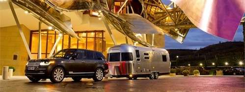 2013 Range Rover and Airstream trailer