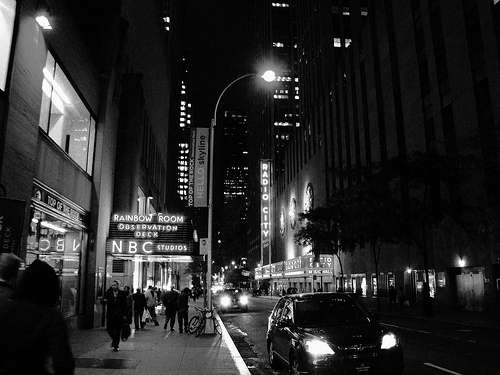 Car at NYC nightclub 