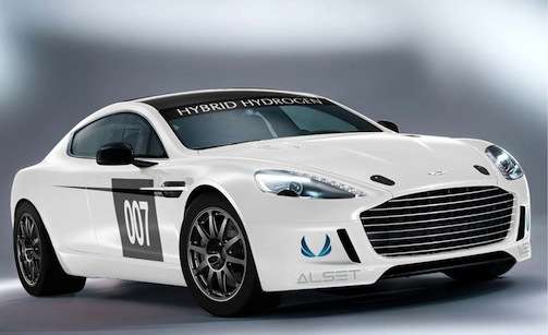 Aston Martin Hybrid Hydrogen Rapide S racer