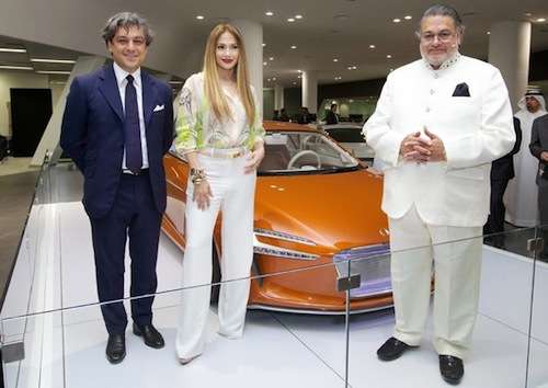 Audi and Jennifer Lopez in Dubai