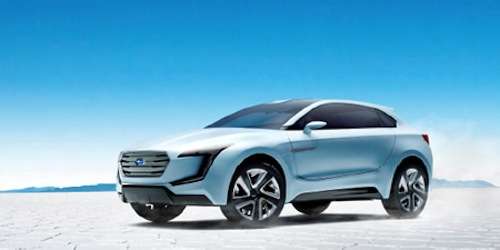 Subaru VIZIV Concept with new diesel hybrid AWD system