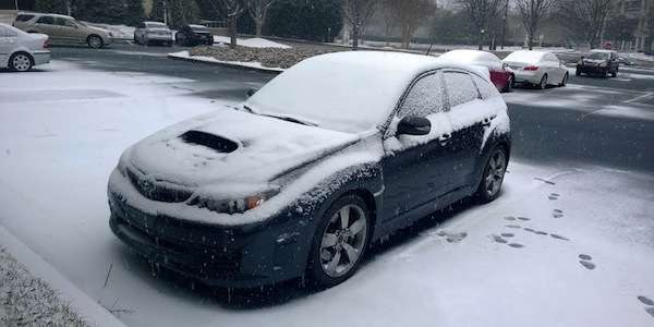 This Georgia Subaru owner puts 2008 WRX STI to good use in severe conditions [video]