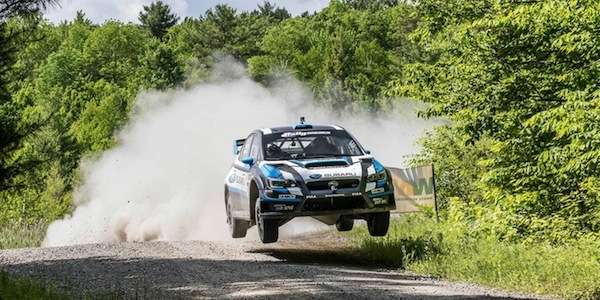2015 Subaru WRX STI rally car