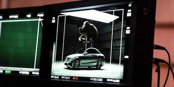 You won’t believe who Mercedes hires for extreme 2015 C-Class shoot
