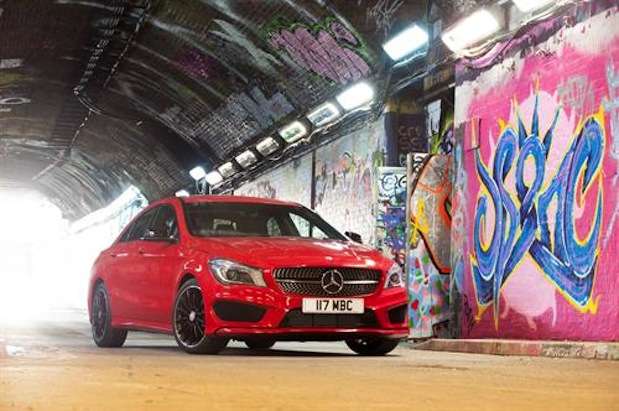 2014 Mercedes-Benz CLA-Class four door coupe