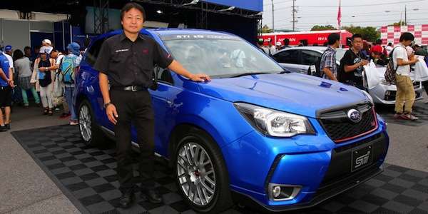 Subaru introduces surprise 2015 Forester STI to future motorsports fans
