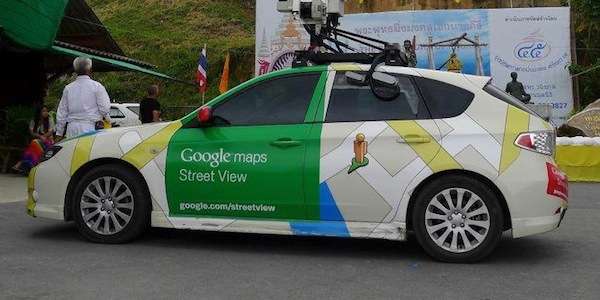 Specially-outfitted Google Maps Subaru Impreza causes strange crash