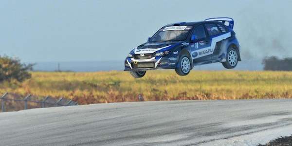 Subaru GRC STI finishes disappointing 6th at Global Rallycross Barbados [video]
