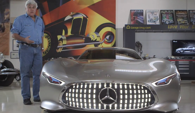 Mercedes-Benz AMG Vision Gran Turismo arrives at Jay Leno’s Garage