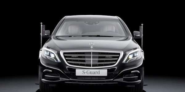 Introducing the safest automobile on the planet: Mercedes S 600 Guard