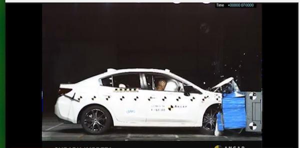 2017 Subaru Impreza Sedan, 2017 Subaru Impreza 5-Door, ANCAP safety