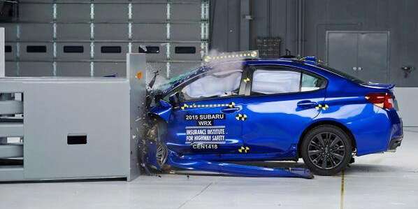 2015 Subaru WRX STI receives this first-ever rating from IIHS