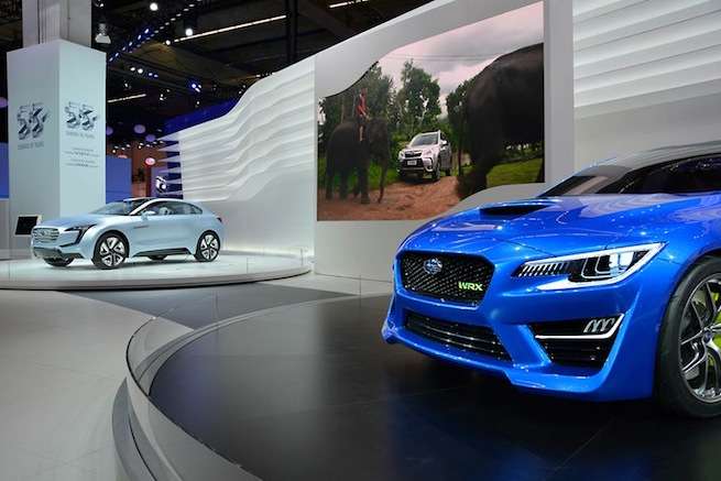 Subaru WRX and VIZIV Concepts at Frankfurt Auto Show IAA
