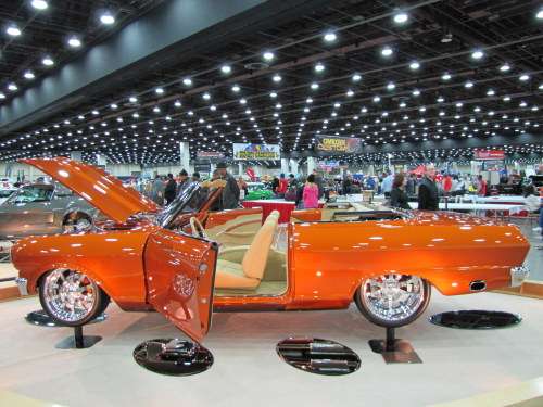 1963 Chevy Nova convertible, a 2012 Pirelli Great 8 Finalist at Detroit Autorama