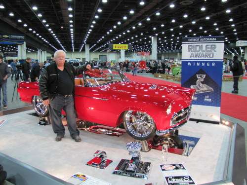 Dwayne Pearce and his 1955 Ford T-Bird, won the 2012 Ridler Award
