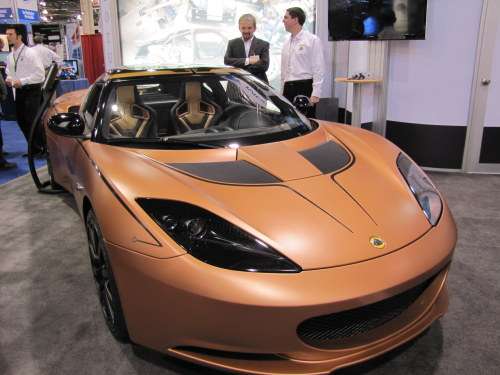 Lotus  Hybrid at The Battery Show 2011