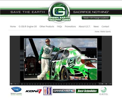 G-Oil, website for Green Earth Technologies