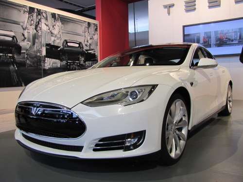 Exterior of Tesla Model S at NAIAS 2012