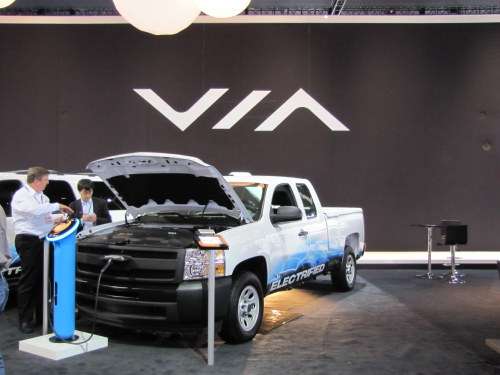 VIA shows commercial truck application of electrification at NAIAS 2012