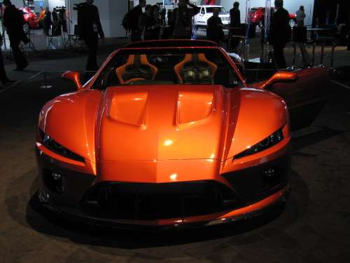 Frontal view of Falcon F7