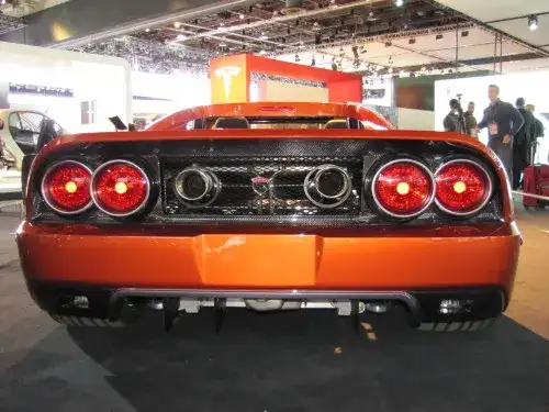 Rear view of Falcon F7