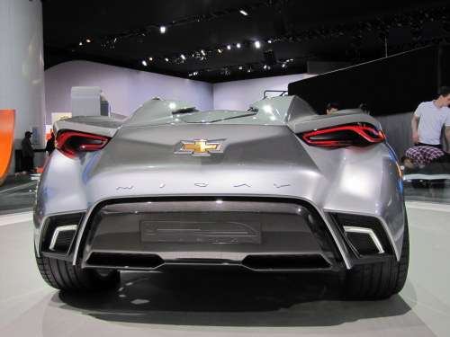 Rear View of Chevy Miray Concept at NAIAS 2012