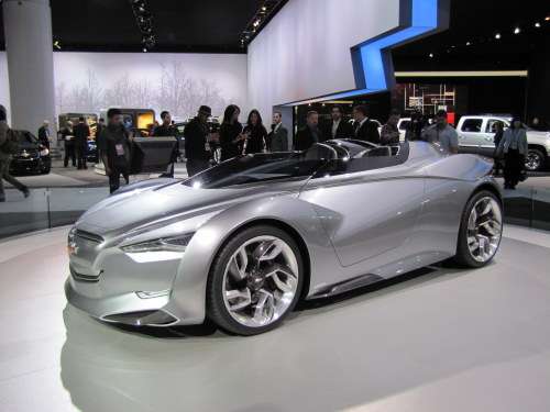 Driver- Side Frontal View of Chevy Miray Concept at NAIAS 2012