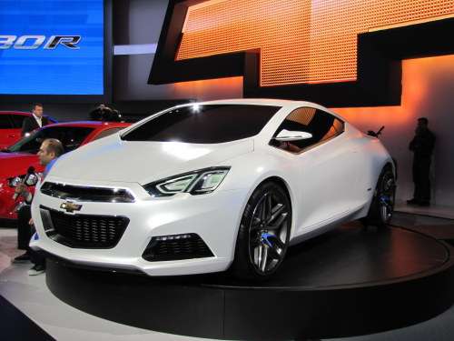 Frontal View of Chevy Tru140 Concept at NAIAS 2012