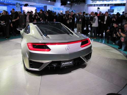 Rear View of Acura NSX Concept at NAIAS 2012