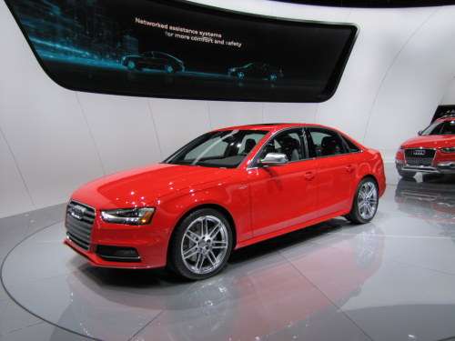 Front View of Audi S4 - NAIAS 2012