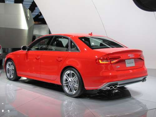 Rear View of Audi S4 - NAIAS 2012