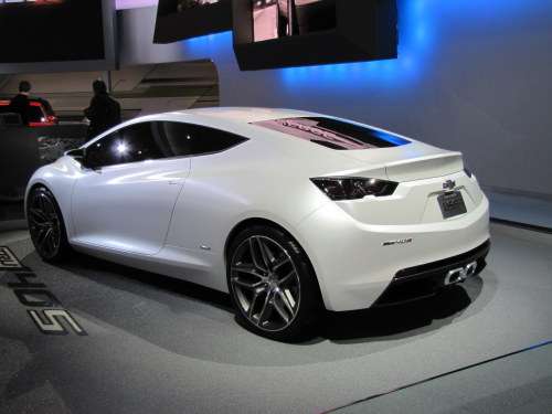 Rear Angled View of Chevy Tru140S Concept at NAIAS 2012