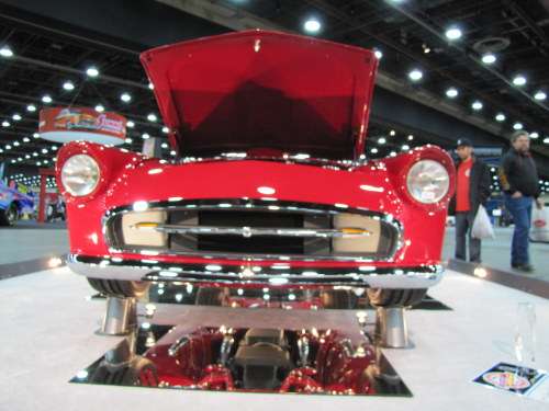 Front view of 1955 T-Bird