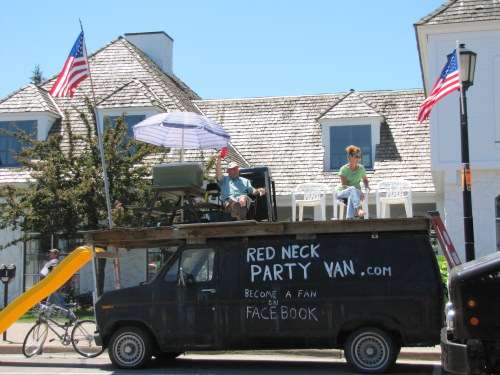 Redneck Party Van, a regular at St. Ignace Car Show
