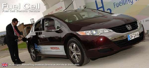 Honda Toyota and hydrogen fuel cell cars